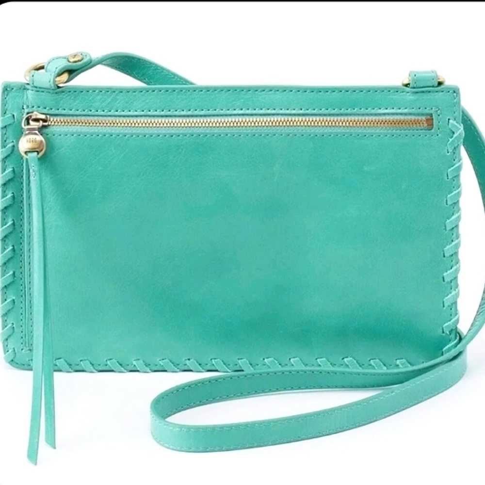 NWT HOBO Seafoam Green/Mint Leather Shoulder & Crossbody Purse